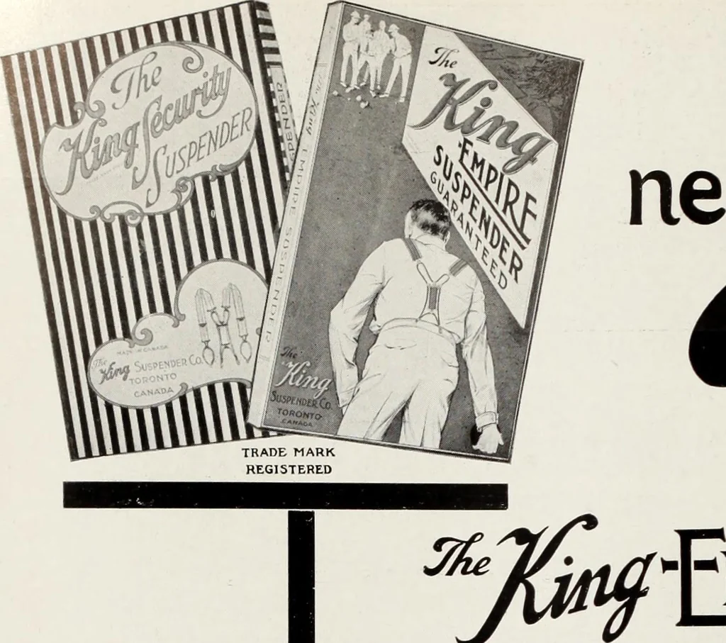 An illustration from Men's wear of Canada (January-December 1917), 1917, leaf 677