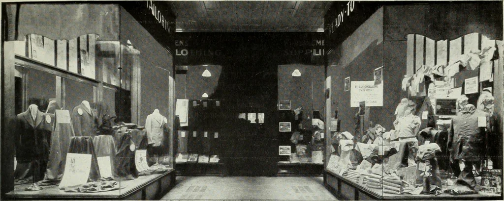 An illustration from Men's wear of Canada (January-December 1917), 1917, leaf 686