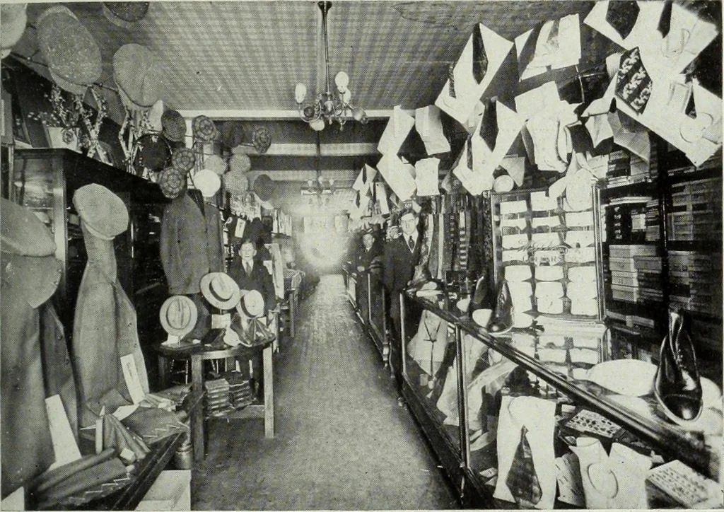 An illustration from Men's wear of Canada (January-December 1917), 1917, leaf 698