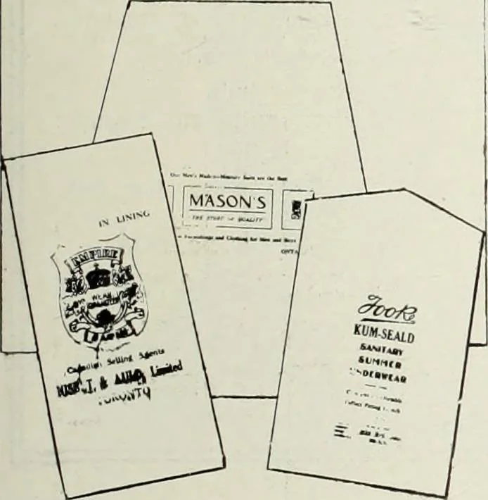 An illustration from Men's wear of Canada (January-December 1917), 1917, leaf 732