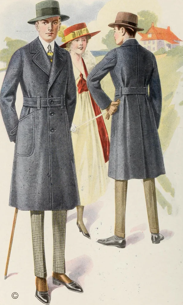 An illustration from Men's wear of Canada (January-December 1917), 1917, leaf 741