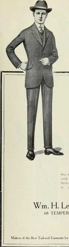 An illustration from Men's wear of Canada (January-December 1917), 1917, leaf 746