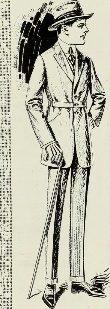 An illustration from Men's wear of Canada (January-December 1917), 1917, leaf 748