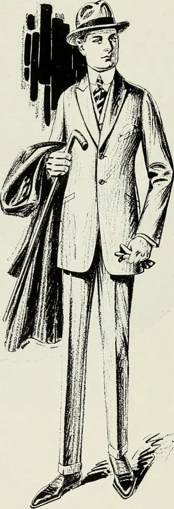 An illustration from Men's wear of Canada (January-December 1917), 1917, leaf 748