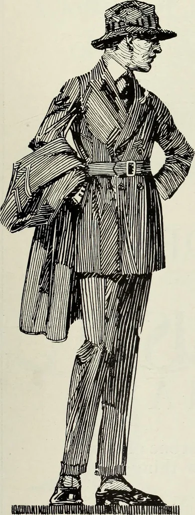 An illustration from Men's wear of Canada (January-December 1917), 1917, leaf 764