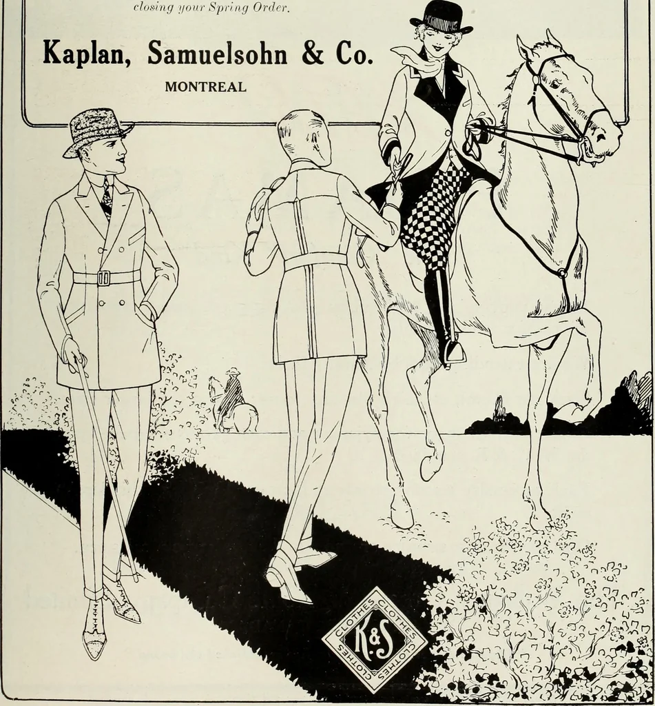 An illustration from Men's wear of Canada (January-December 1917), 1917, leaf 772