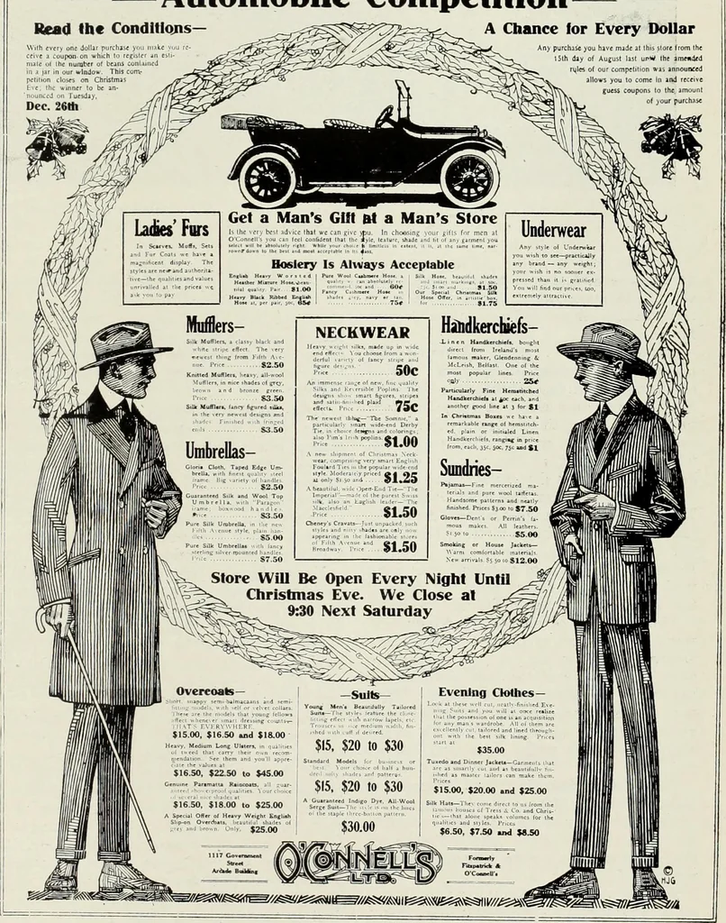 An illustration from Men's wear of Canada (January-December 1917), 1917, leaf 786