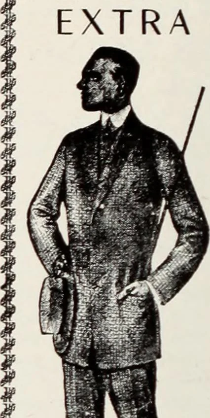 An illustration from Men's wear of Canada (January-December 1917), 1917, leaf 801