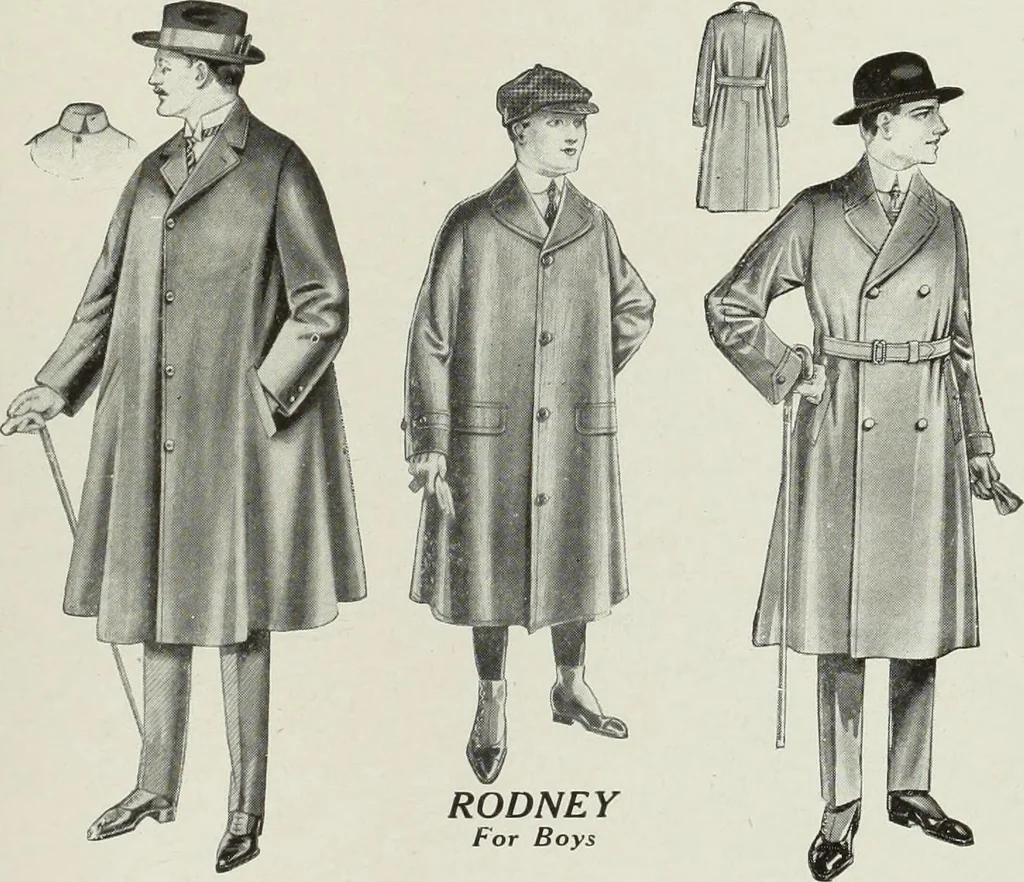 An illustration from Men's wear of Canada (January-December 1917), 1917, leaf 824