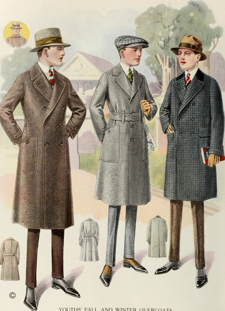 An illustration from Men's wear of Canada (January-December 1917), 1917, leaf 827
