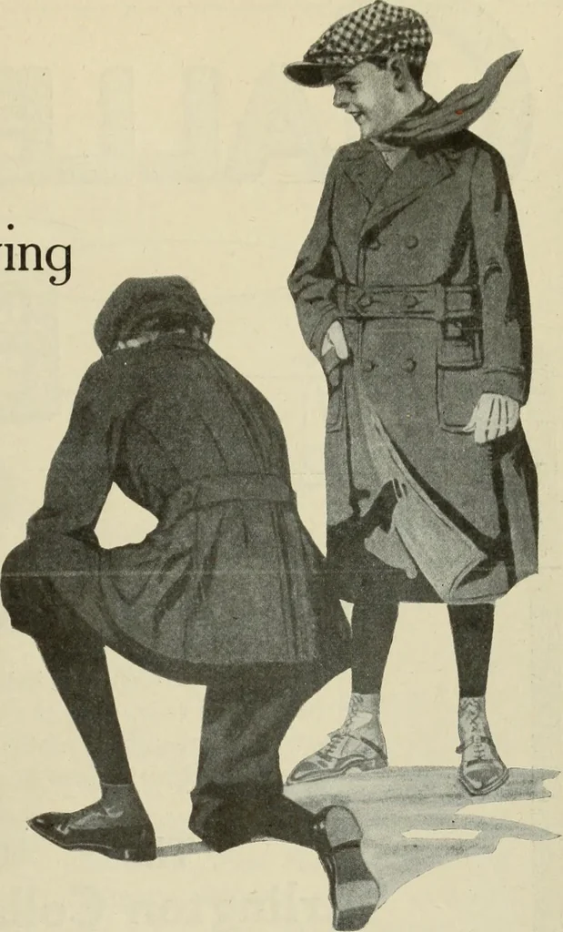 An illustration from Men's wear of Canada (January-December 1917), 1917, leaf 828