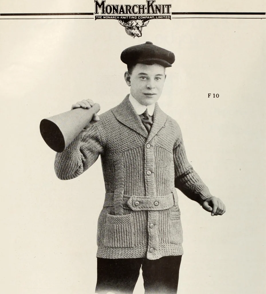An illustration from Men's wear of Canada (January-December 1917), 1917, leaf 83