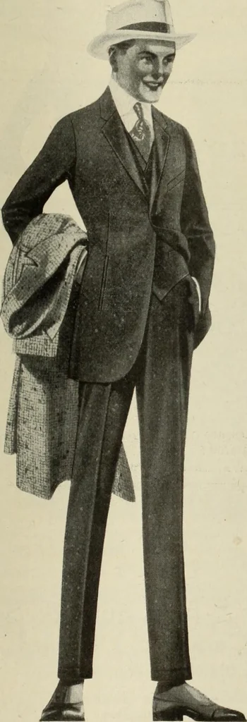 An illustration from Men's wear of Canada (January-December 1917), 1917, leaf 834
