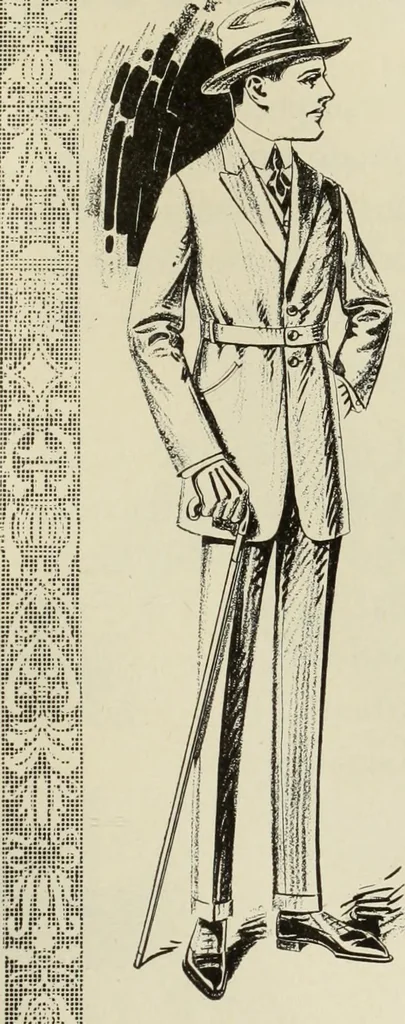 An illustration from Men's wear of Canada (January-December 1917), 1917, leaf 846