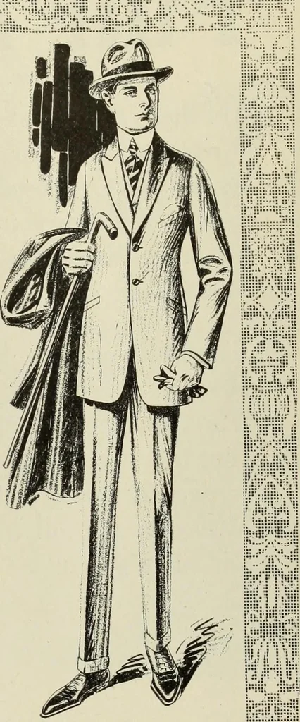 An illustration from Men's wear of Canada (January-December 1917), 1917, leaf 846
