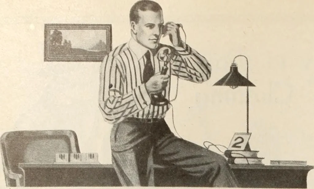 An illustration from Men's wear of Canada (January-December 1917), 1917, leaf 853