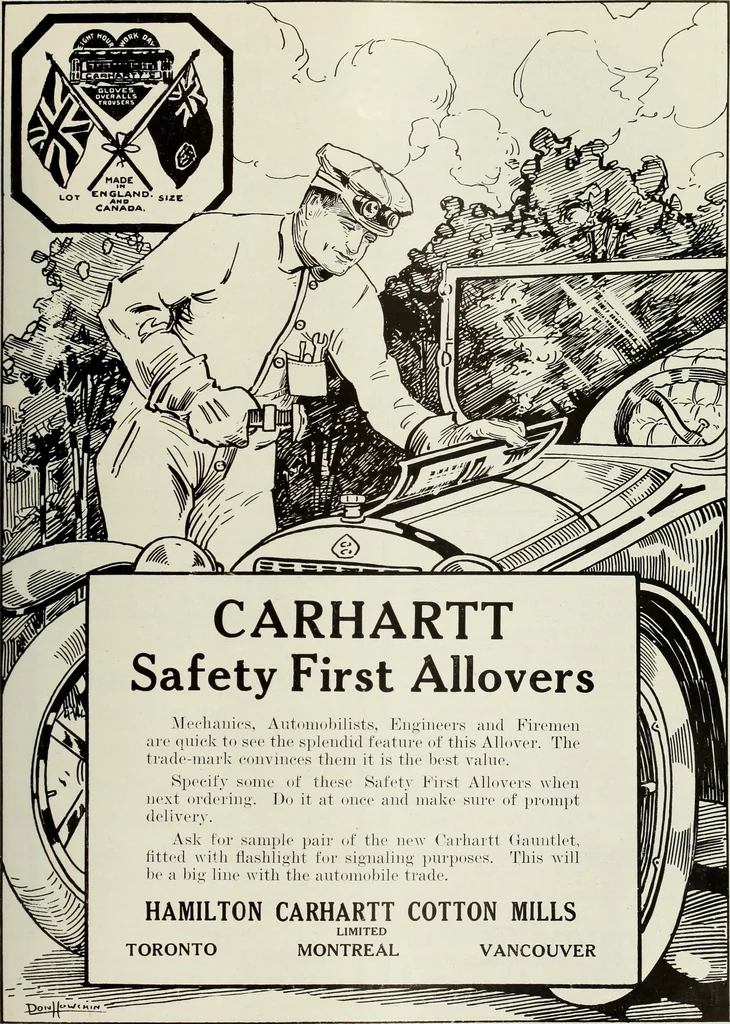 An illustration from Men's wear of Canada (January-December 1917), 1917, leaf 86