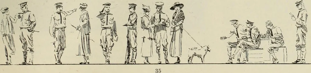 An illustration from Men's wear of Canada (January-December 1917), 1917, leaf 862