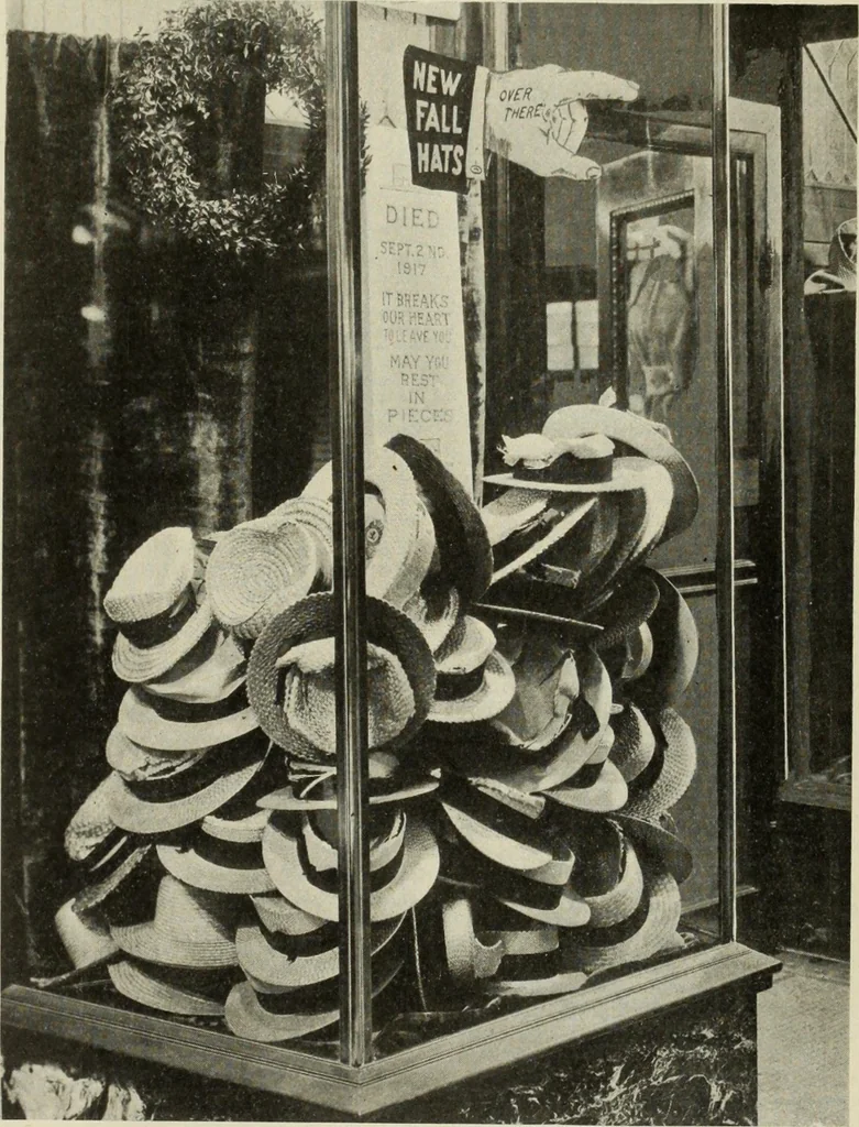 An illustration from Men's wear of Canada (January-December 1917), 1917, leaf 868