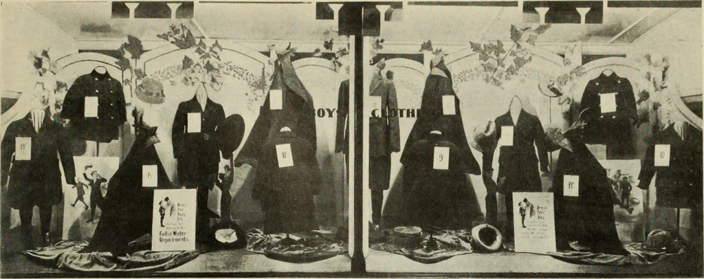 An illustration from Men's wear of Canada (January-December 1917), 1917, leaf 874