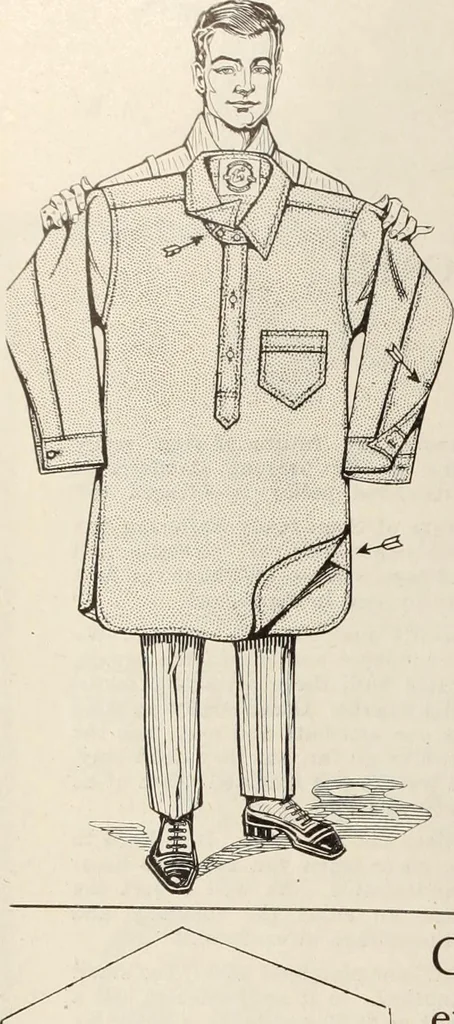 An illustration from Men's wear of Canada (January-December 1917), 1917, leaf 915