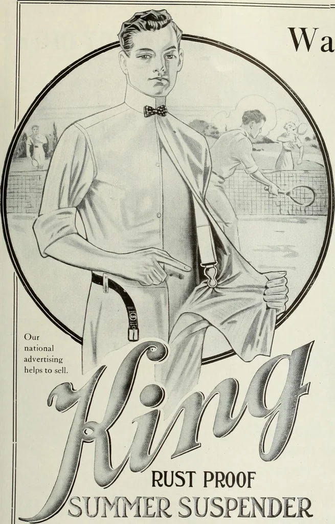 An illustration from Men's wear of Canada (January-December 1917), 1917, leaf 92