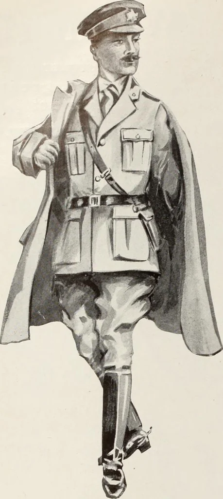 An illustration from Men's wear of Canada (January-December 1917), 1917, leaf 93