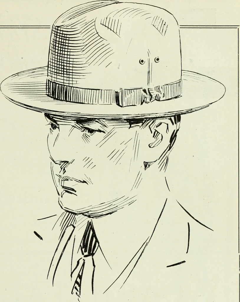 An illustration from Men's wear of Canada (January-December 1918), 1918, leaf 100