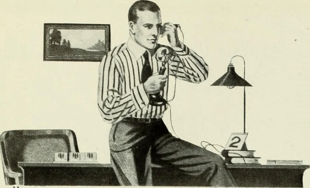 An illustration from Men's wear of Canada (January-December 1918), 1918, leaf 101