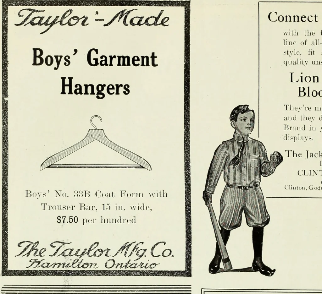 An illustration from Men's wear of Canada (January-December 1918), 1918, leaf 103