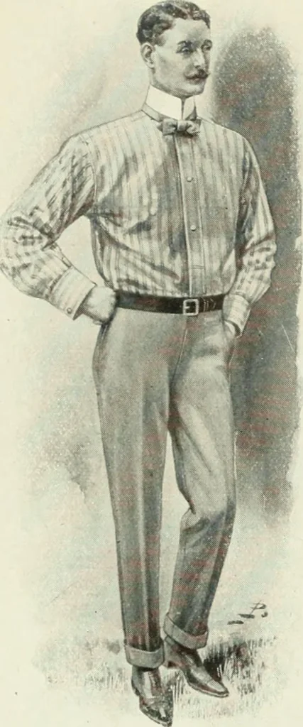 An illustration from Men's wear of Canada (January-December 1918), 1918, leaf 105