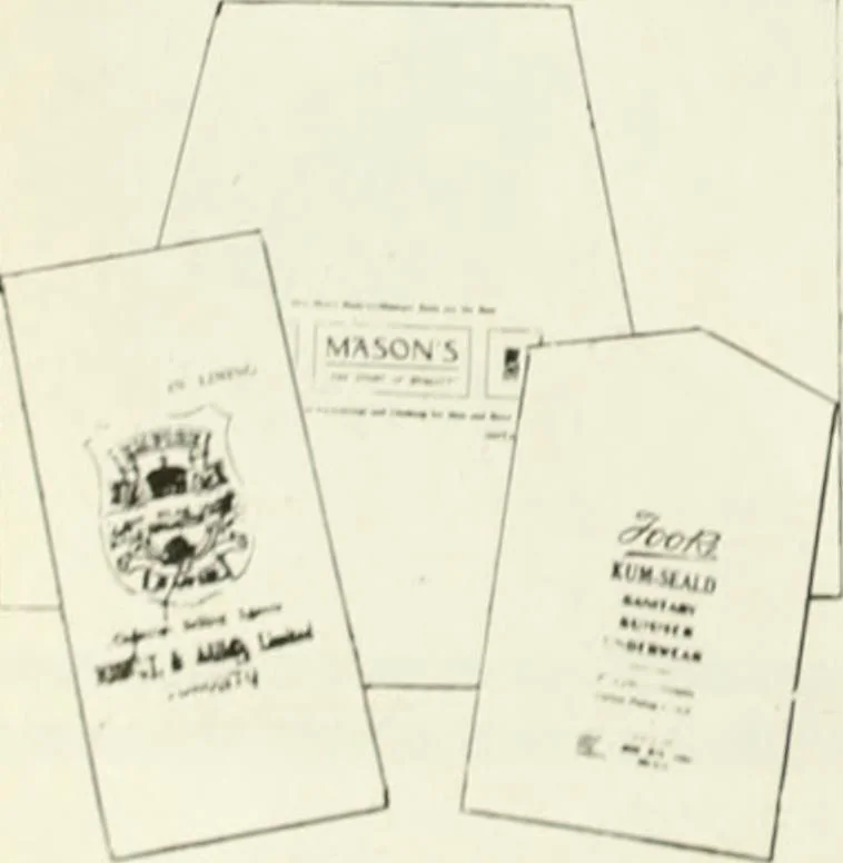 An illustration from Men's wear of Canada (January-December 1918), 1918, leaf 105