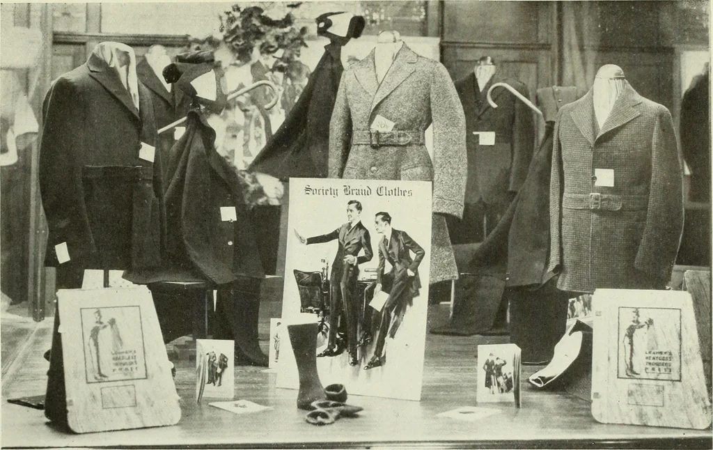 An illustration from Men's wear of Canada (January-December 1918), 1918, leaf 130