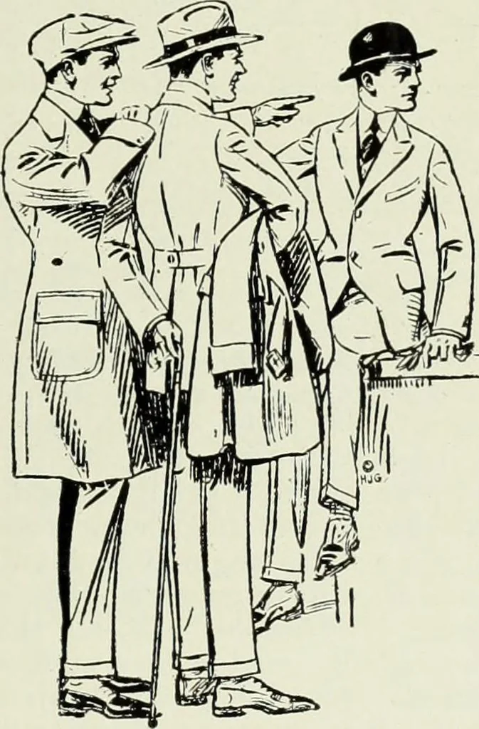 An illustration from Men's wear of Canada (January-December 1918), 1918, leaf 132