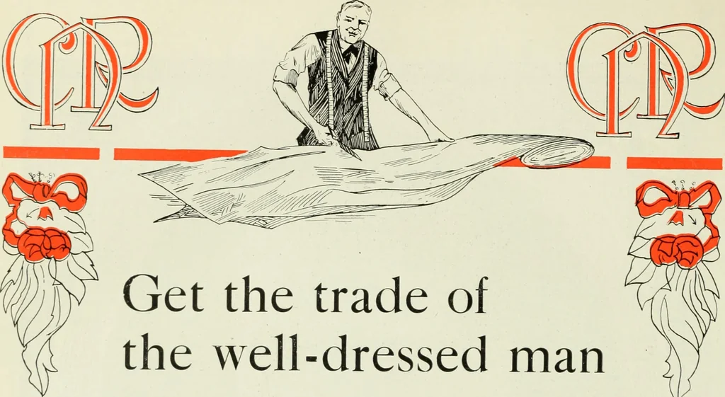 An illustration from Men's wear of Canada (January-December 1918), 1918, leaf 155