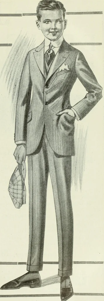 An illustration from Men's wear of Canada (January-December 1918), 1918, leaf 156