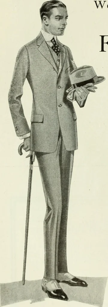 An illustration from Men's wear of Canada (January-December 1918), 1918, leaf 161