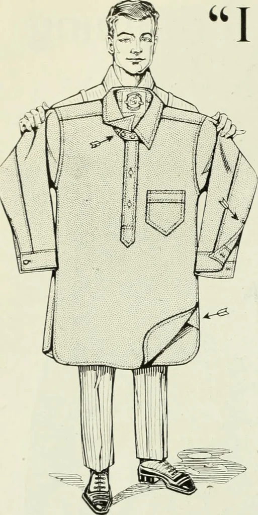 An illustration from Men's wear of Canada (January-December 1918), 1918, leaf 175