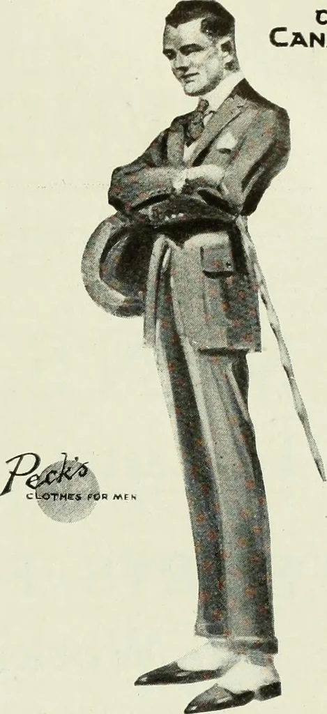 An illustration from Men's wear of Canada (January-December 1918), 1918, leaf 182