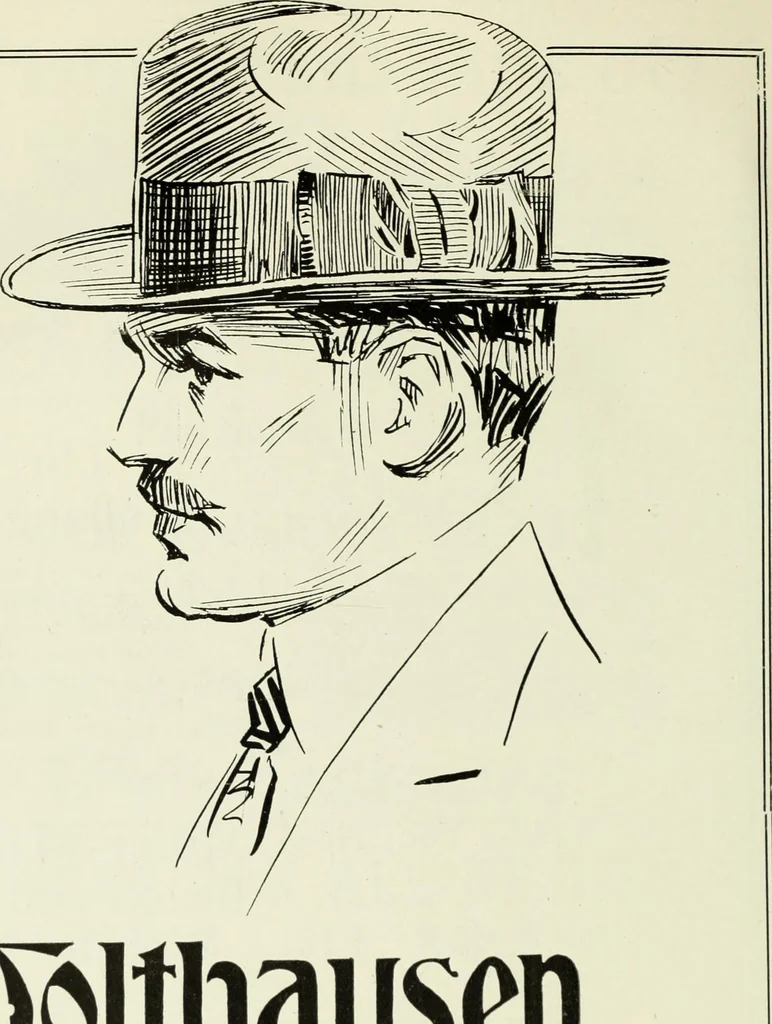 An illustration from Men's wear of Canada (January-December 1918), 1918, leaf 185