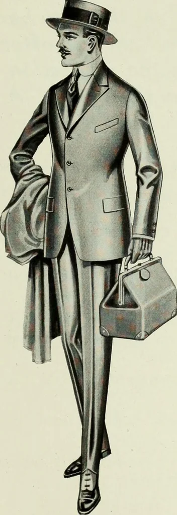 An illustration from Men's wear of Canada (January-December 1918), 1918, leaf 194
