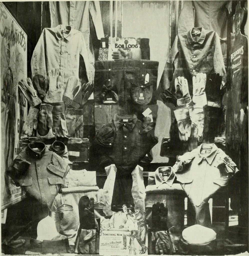 An illustration from Men's wear of Canada (January-December 1918), 1918, leaf 200