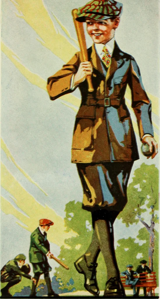 An illustration from Men's wear of Canada (January-December 1918), 1918, leaf 249