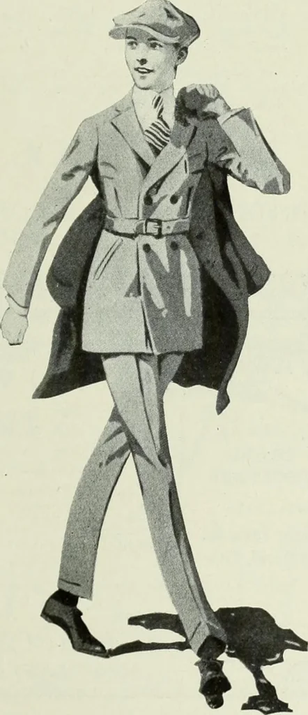 An illustration from Men's wear of Canada (January-December 1918), 1918, leaf 256