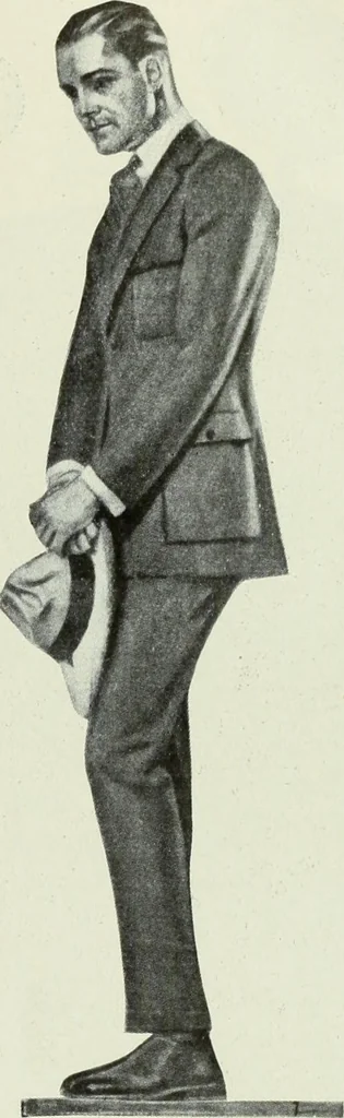 An illustration from Men's wear of Canada (January-December 1918), 1918, leaf 256