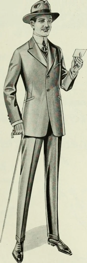 An illustration from Men's wear of Canada (January-December 1918), 1918, leaf 260