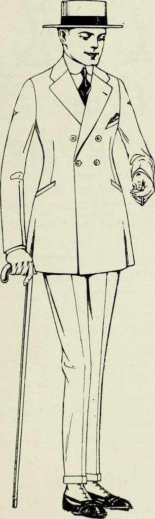 An illustration from Men's wear of Canada (January-December 1918), 1918, leaf 268