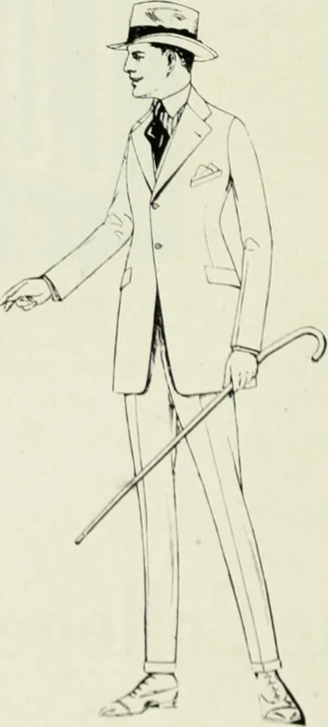 An illustration from Men's wear of Canada (January-December 1918), 1918, leaf 277