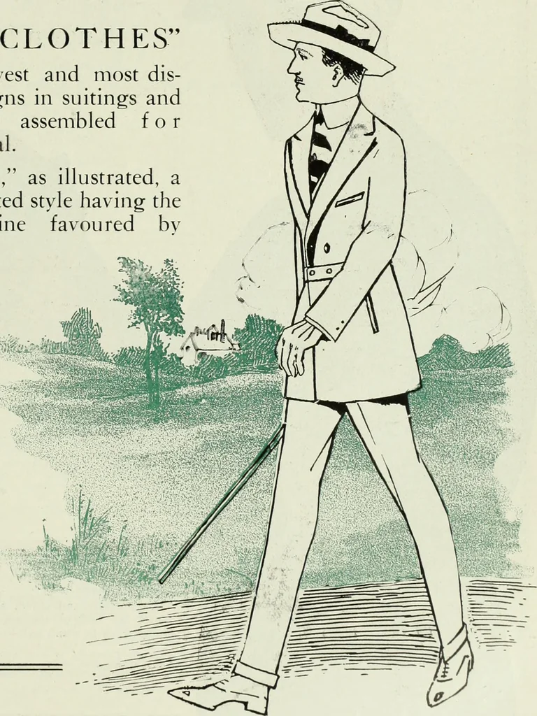 An illustration from Men's wear of Canada (January-December 1918), 1918, leaf 278
