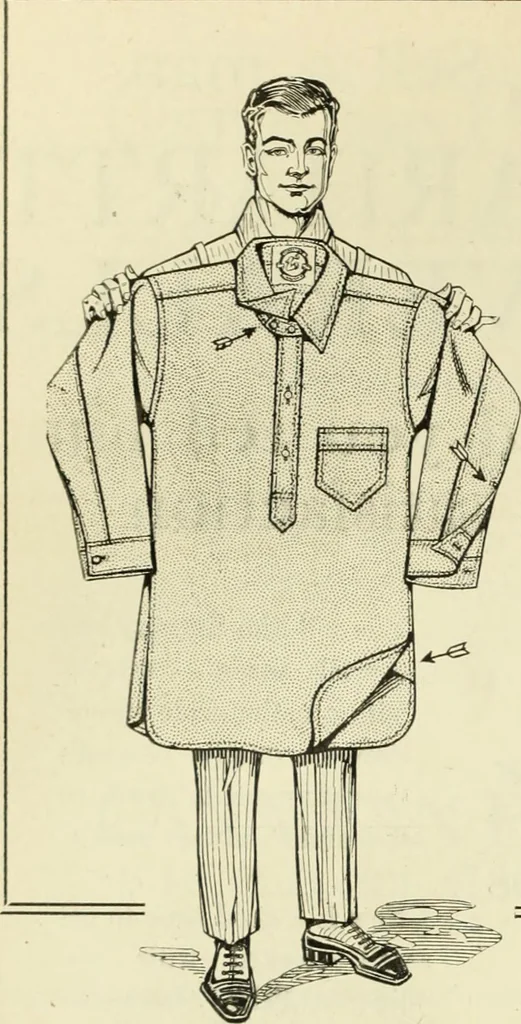 An illustration from Men's wear of Canada (January-December 1918), 1918, leaf 29
